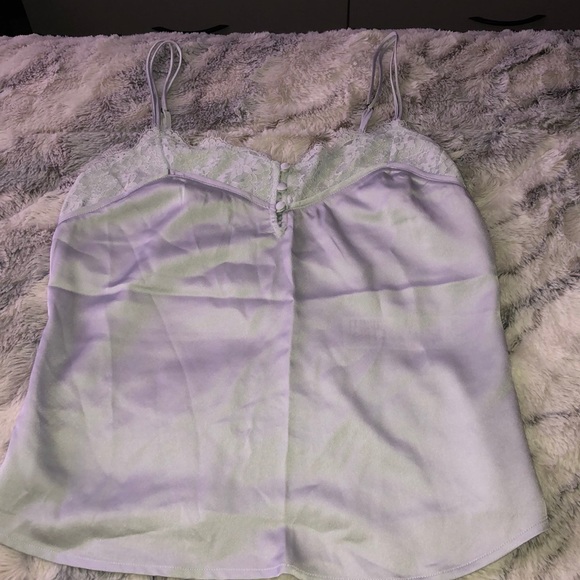 Abercrombie & Fitch Tops - Abercrombie and Fitch Light Blue Lace Cami